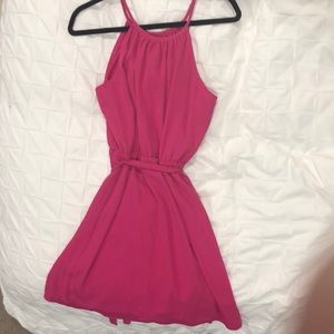 Pink size 6 Loft dress